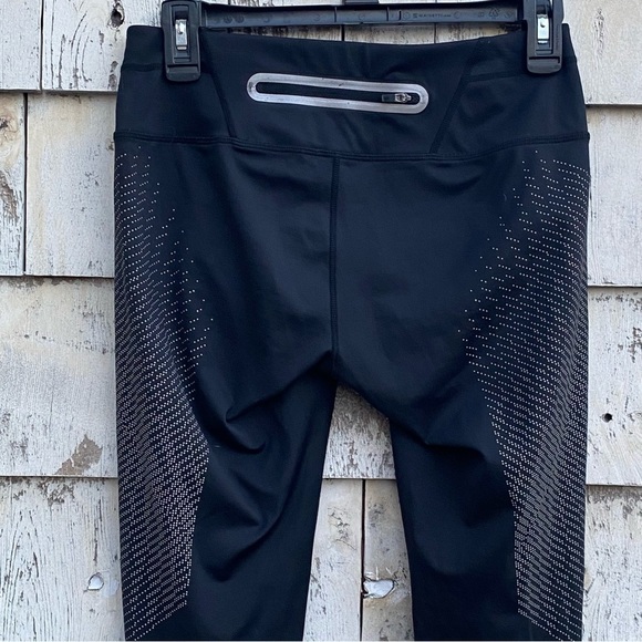 Athleta Black Reflective Leggings - Picture 5 of 6